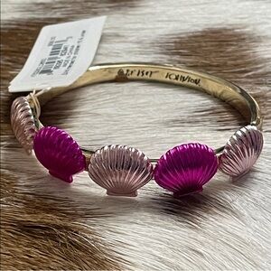 Betsey Johnson Seashell Bangle Bracelet